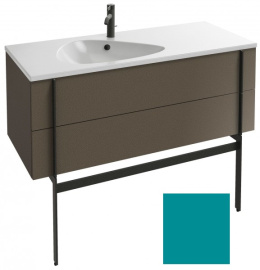 Тумба под раковину Jacob Delafon Nouvelle Vague 120 см, EB3035-M57, 2 ящика, цвет - бирюзовый матовы