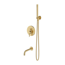 Omnires Y brushed gold SYSYW01GLB Система для ванны скрытого монтажа (брашированное золото)
