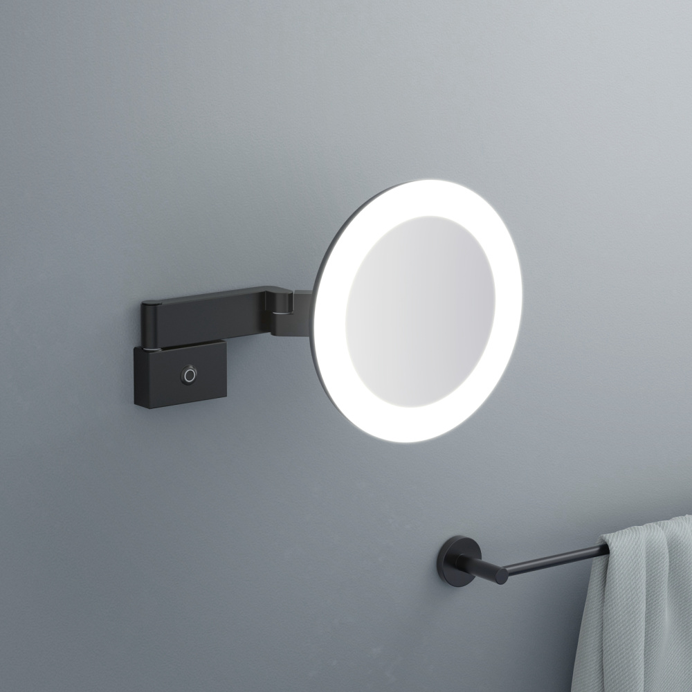 Фото Зеркало с подсветкой Timo Petruma 15276/03 черный