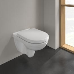Комплект унитаза с инсталляцией Villeroy&Boch O.Novo 5660D201 с сиденьем Микролифт и клавишей смыва 
