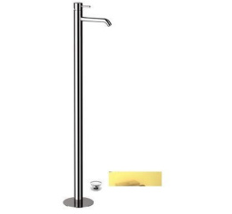 Смеситель для раковины Remer RR X18DS, мат.золото