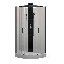 Душевая кабина 90xx217 Black&White (G8701) акрил, Поддон низкий