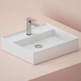 Раковина накладная 55 см ArtCeram Scalino (SCL007 01 00) белый