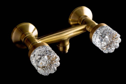 Фото Смеситель для душа Boheme Crystal (314-CRST) бронза