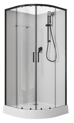 Фото Душевая кабина 90x90x202 Aquanet (00267256) Без гидромассажа, Акрил, Поддон низкий