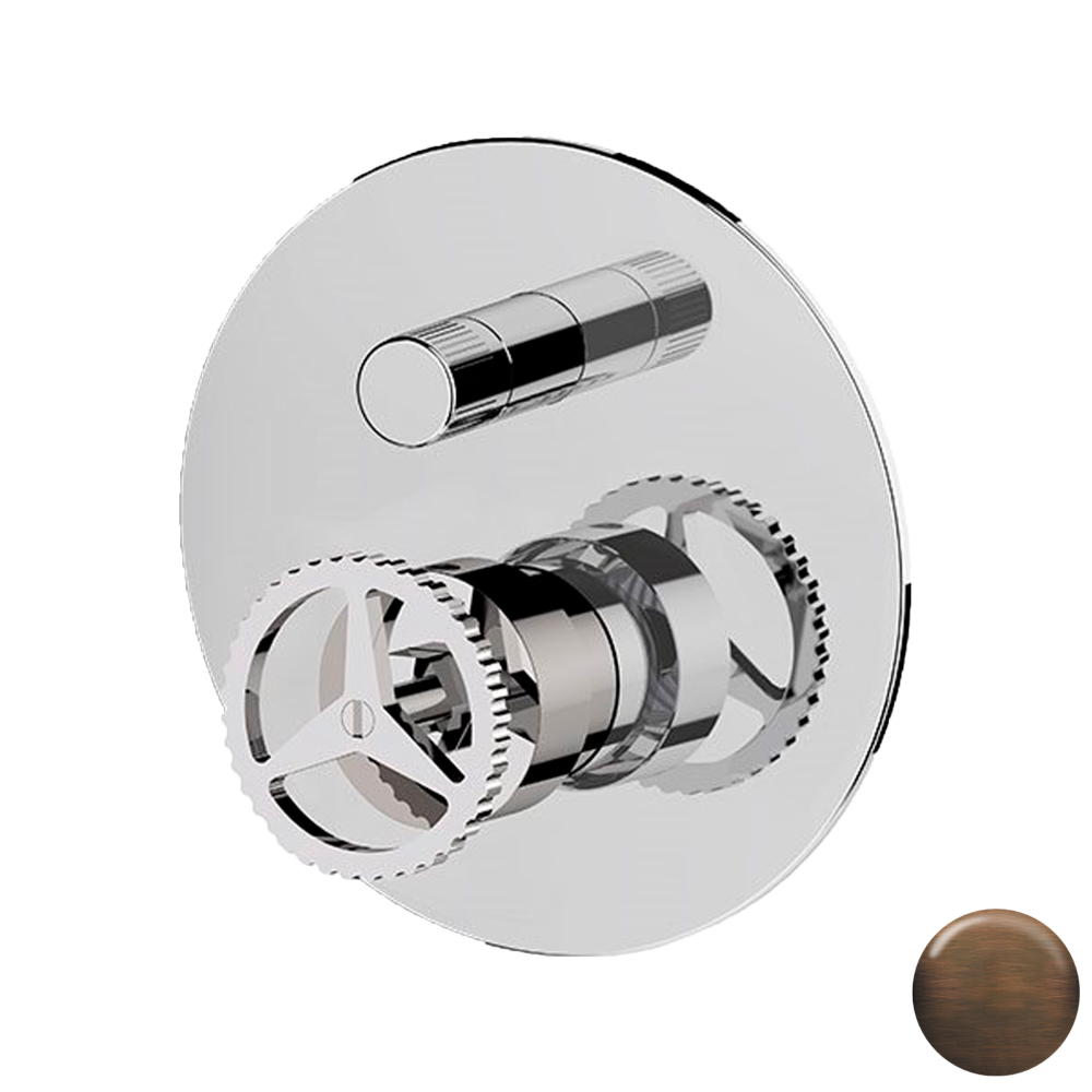 Фото Смеситель для душа Remer Chrono CH09HLBR, бронза масляная