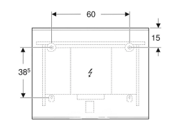 Зеркало с подсветкой Geberit Option Plus 90x70 502.783.00.1