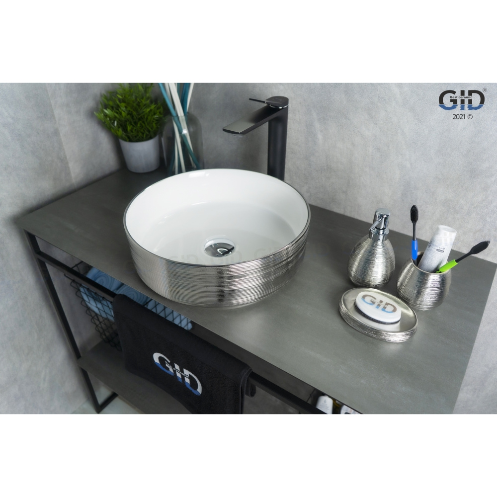 Раковина накладная Gid D1357h131