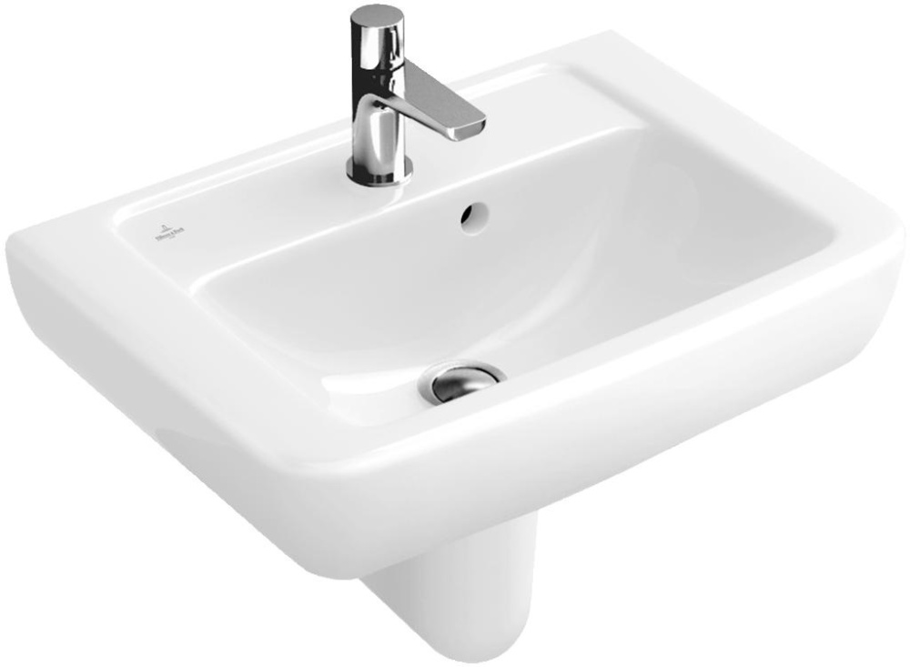 Фото Раковина компактная 73054501 VILLEROY&BOCH SUBWAY 2.0, 450x350 мм