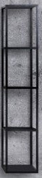 Металлическая четырёхъярусная сварная подвесная полка CEZARES CADRO-30/30/160-4C-SO-MET-ST