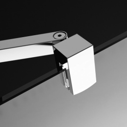 Душевая дверь в нишу Radaway Eos II DWJS 120x195 профиль хром, стекло прозрачное, крепления слева 37