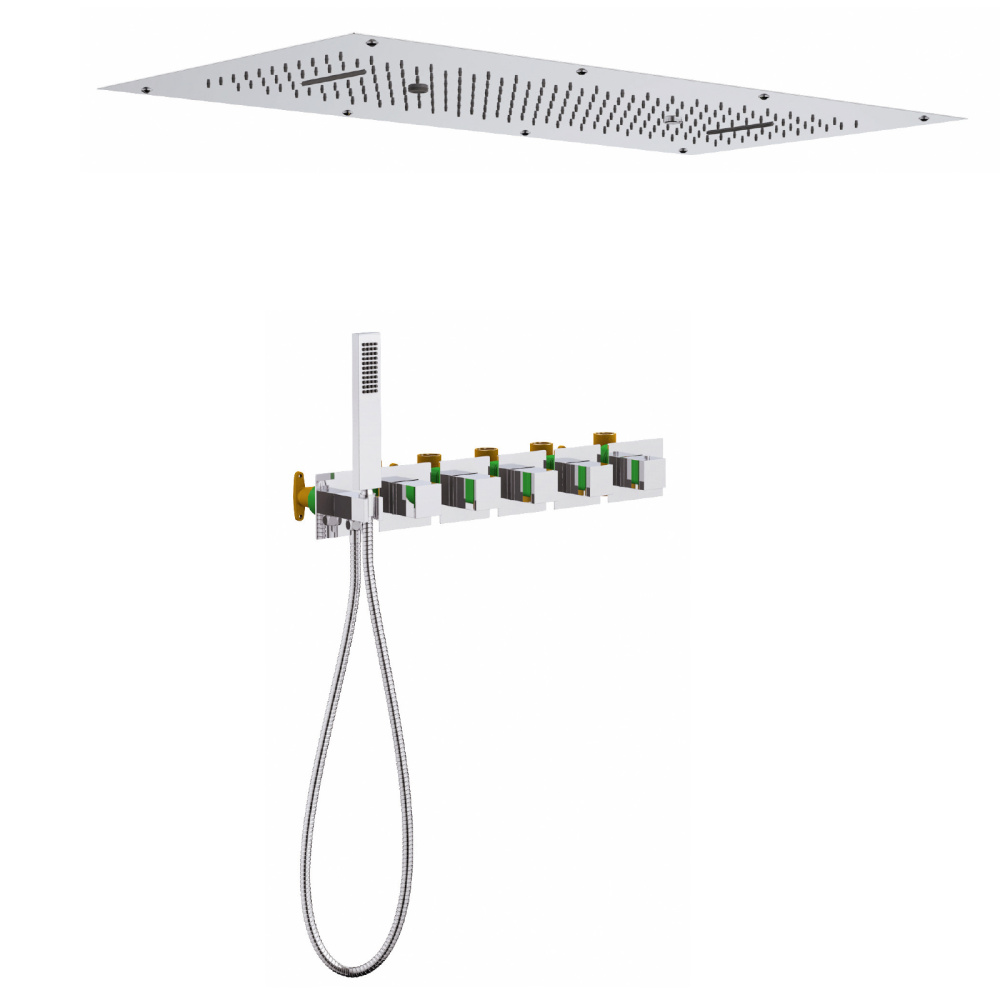 Фото Душевая система встроенная с термостатом Timo Petruma SX-5329/00SM хром