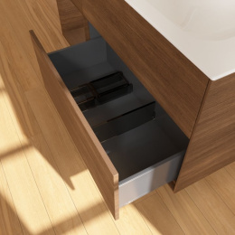 Villeroy Boch Finion F060GNGN Тумба под раковину 1196х498 мм (walnut veneer/walnut veneer)