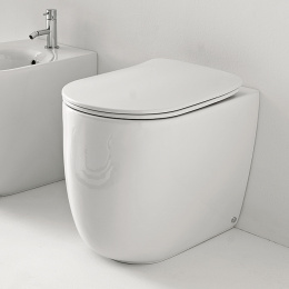 Приставной унитаз Kerasan Nolita 531901, белый