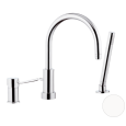 Смеситель для ванны Remer Minimal N072BO, белый матовый