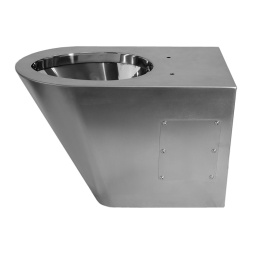 Унитаз антивандальный подвесной с сидением AN-T001 из нержавеющей стали