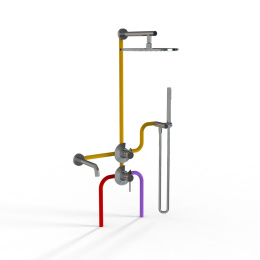 Фото Комплект на 3 потребителя Paini Cox 78CRSET36911SHBATH хром