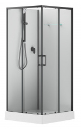 Душевая кабина 90x90x202 Aquanet (00282009) Без гидромассажа, Акрил, Поддон низкий