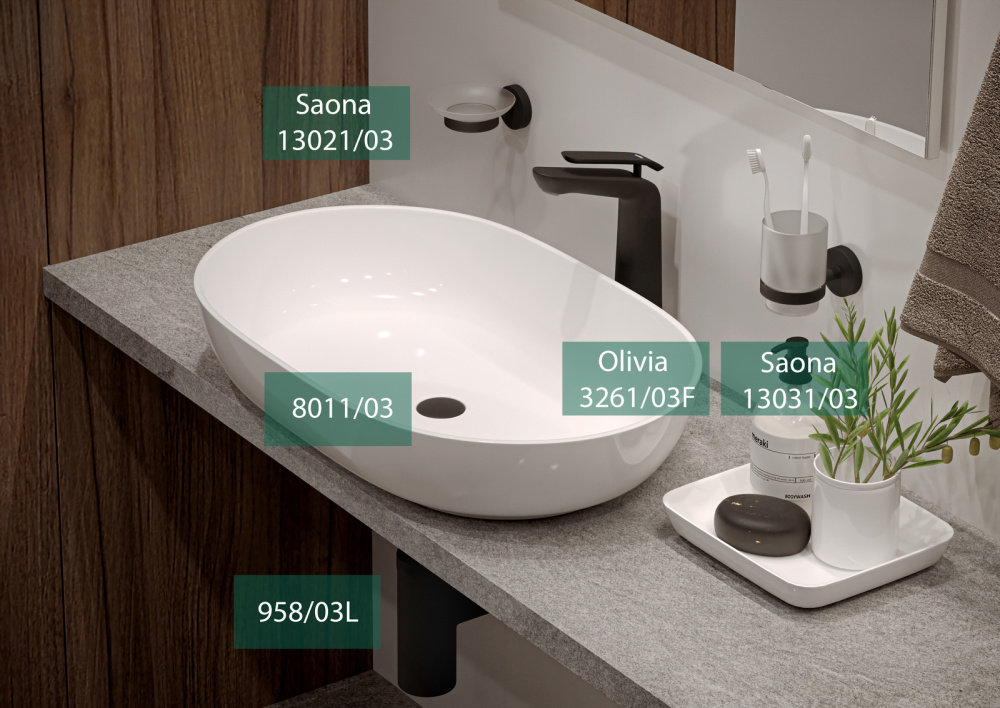 Фото Смеситель для раковины-чаши Timo Olivia (3211/03F)