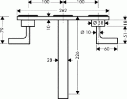 Hansgrohe Axor Citterio 39147000 Смеситель для раковины