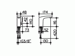Смеситель для раковины Keuco Elegance 51602010100, хром