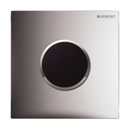 Фото Кнопка смыва Geberit Sigma 10 (116.025.SN.1) хром, черный