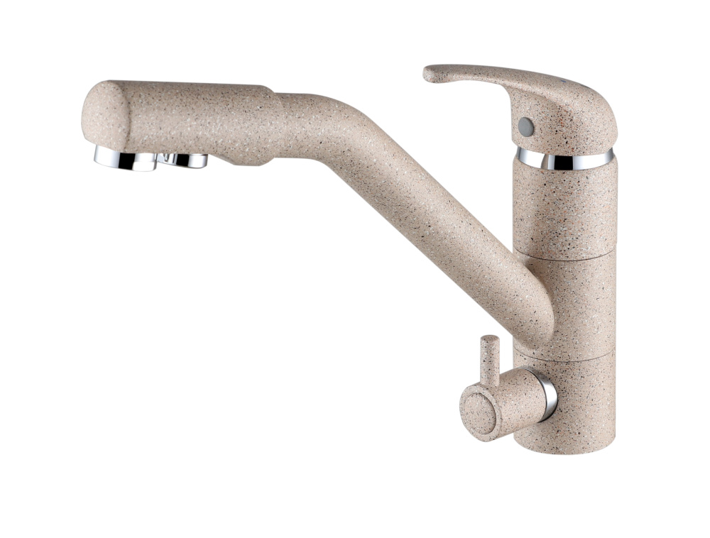 Смеситель для кухни Paulmark Hessen (He213017-302) песочный