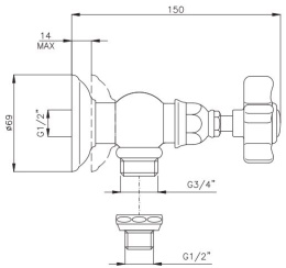 Фото Комплектующее Nicolazzi Tradizionale 1447GB18