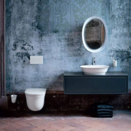 Раковина Laufen The New Classic 8.1285.2.000.112.1, накладная, цвет - белый, 55 х 38 х 14 см