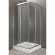 Душевой уголок BelBagno Uno-195, UNO-195-A-2-100-C-Cr, 100 х 100 х 195 см, профиль хром
