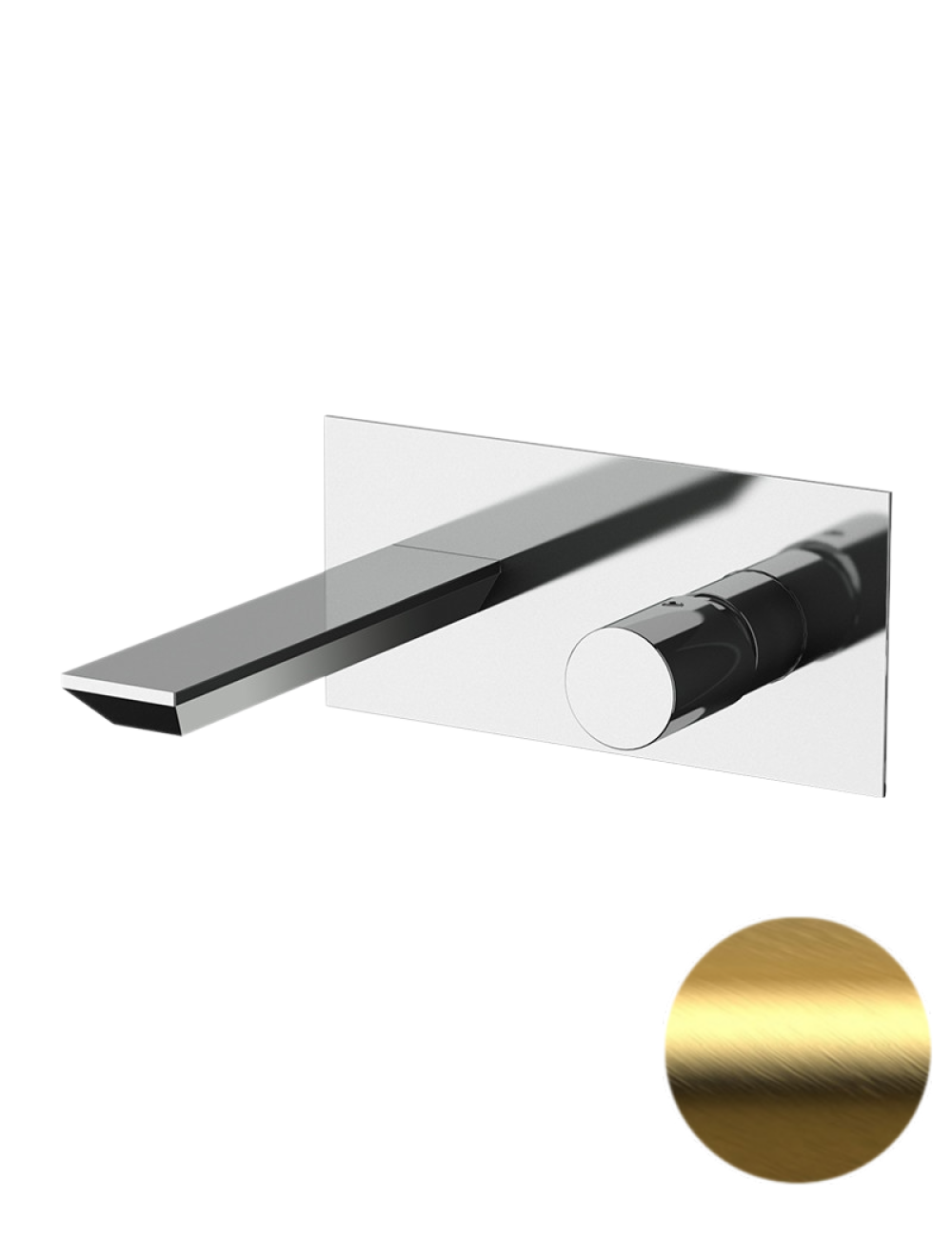 Фото Смеситель для раковины Remer Edge EG515BG, золото брашированное