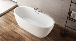 Акриловая ванна 150x80 BelBagno (BB404-1500-800), округлая
