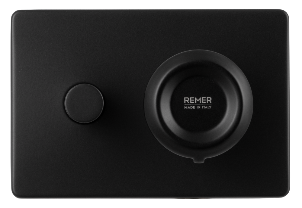 Фото Смеситель для душа Remer Element ET09HRGNO, черный матовый