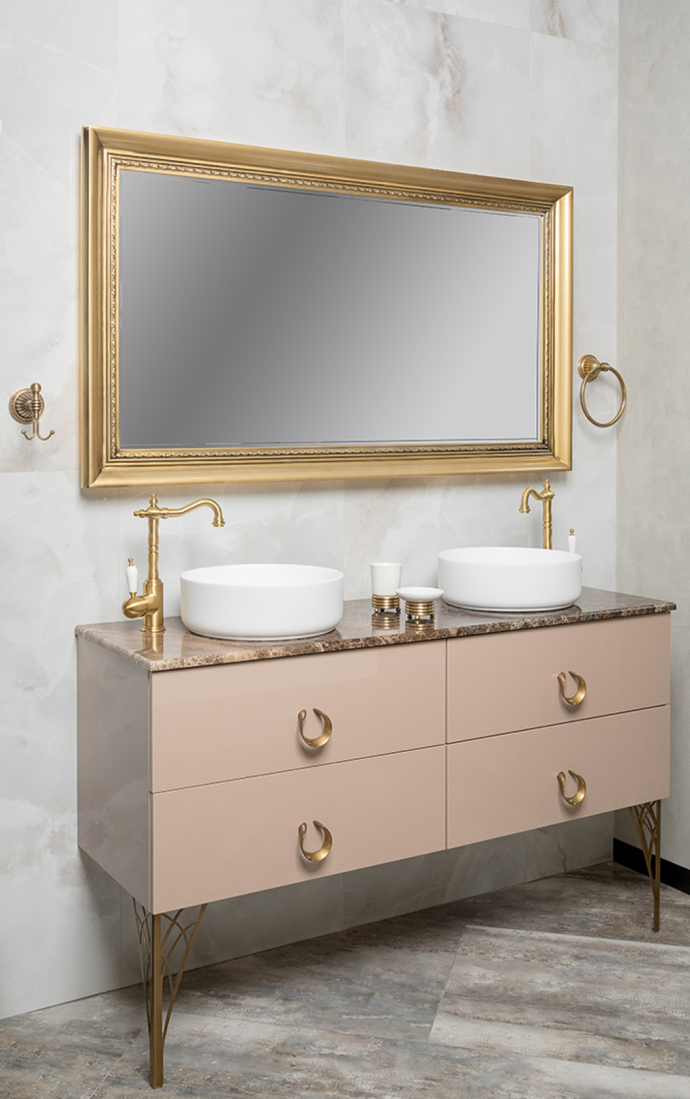 Фото Armadi Art NeoArt 560-BR-140 Зеркало Terso 700х1400 бронза с подсветкой