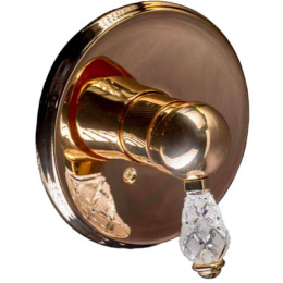 Смеситель встроенный Boheme Crystal (285-CRST) золото
