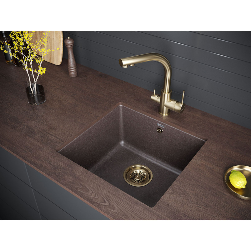 Смеситель для кухни Paulmark Essen (Es213011-BR) бронза