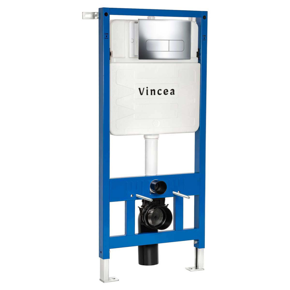Инсталляция для подвесного унитаза Vincea (VIS-601) белый. синий