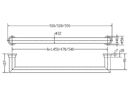 Полотенцесушитель электрический MARGAROLI SERENO MA0621NN0006CR