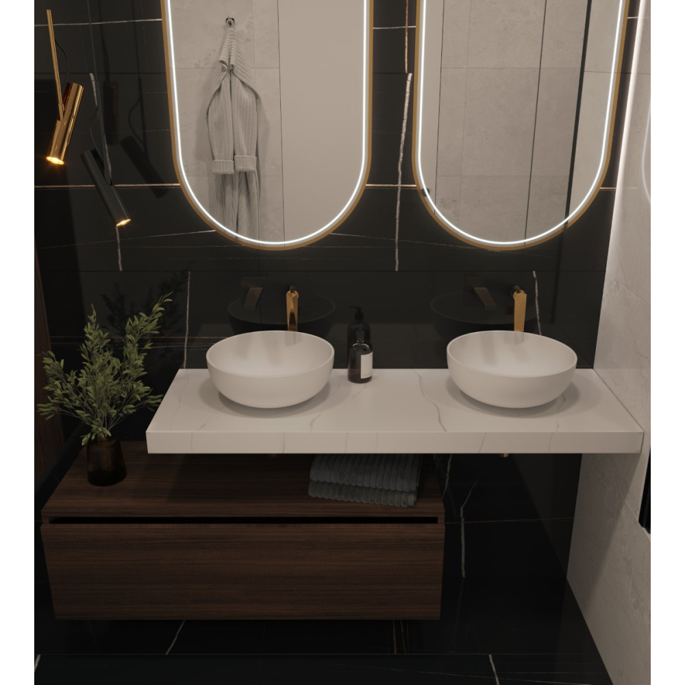 Armadi Art FLAT 869-140-CLCT Столешница прямая CALACATTA 1410*460*70