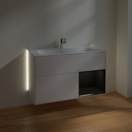Villeroy Boch Finion G040PHGF Тумба под раковину 996х498 мм (glossy black/glossy white)