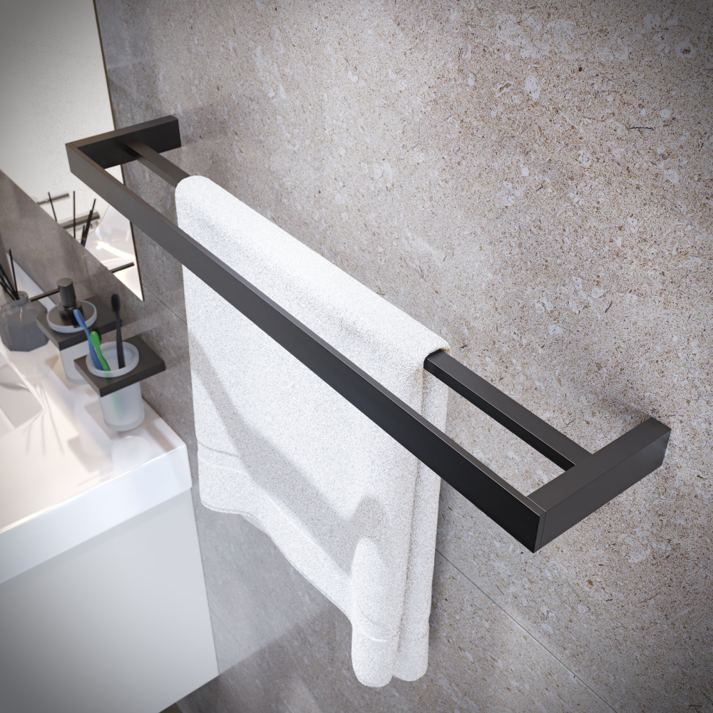 Фото Полотенцедержатель двойной Timo Petruma 15256/03 черный