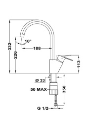 Фото Смеситель Teka Kitchen 469950210 для кухонной мойки