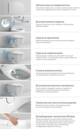 Электронный унитаз Roca Inspira (803060001) белый