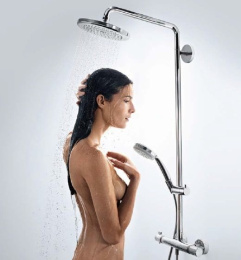 Душевая система 27102 000 Hansgrohe Raindance Showerpipe 240