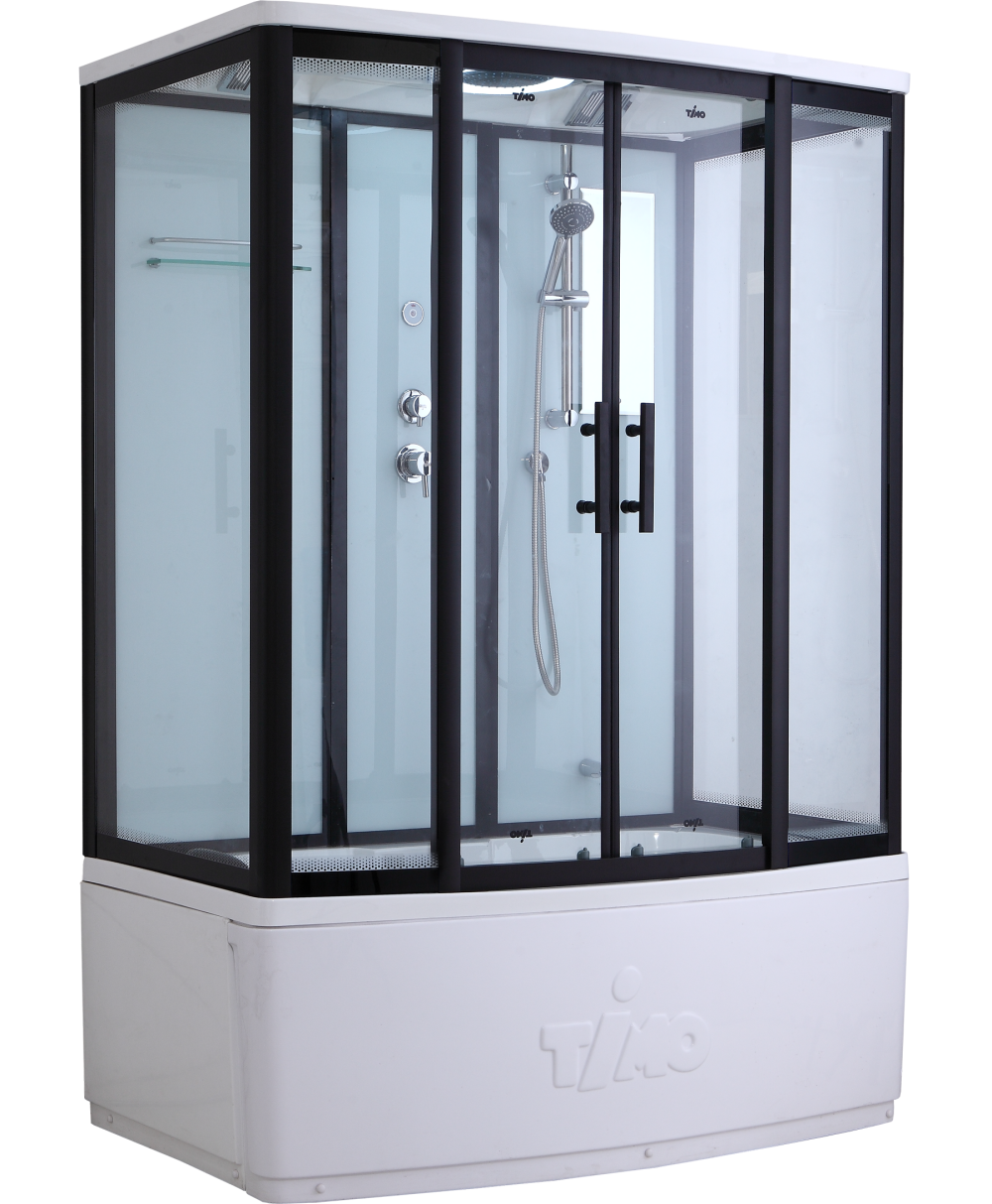 Фото Душевая кабина 170x88x220 Timo (T-6670 B) Без гидромассажа, акрил, Поддон ванна