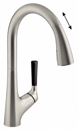 Фото Смеситель Jacob Delafon Malleco E77748-CP для кухонной мойки, сенсорный