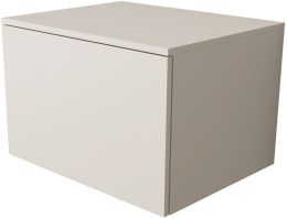 Velvex UNIQUE UNIT tpUNI.60.H40.Y.VY-221 Тумба подвесная выс. 40, выдв. ящик, внутр. ящик, шёлк шамп