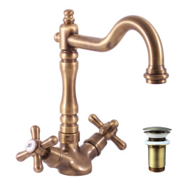 Фото Rav Slezak MK121.5/8SM MORAVA RETRO смеситель для умывальника