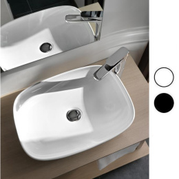 Раковина накладная 55 см ArtCeram La Fontana (LFL006 03 00) черный