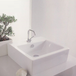 Фото Раковина накладная 50 см ArtCeram Fuori (TFL020 01 00) белый